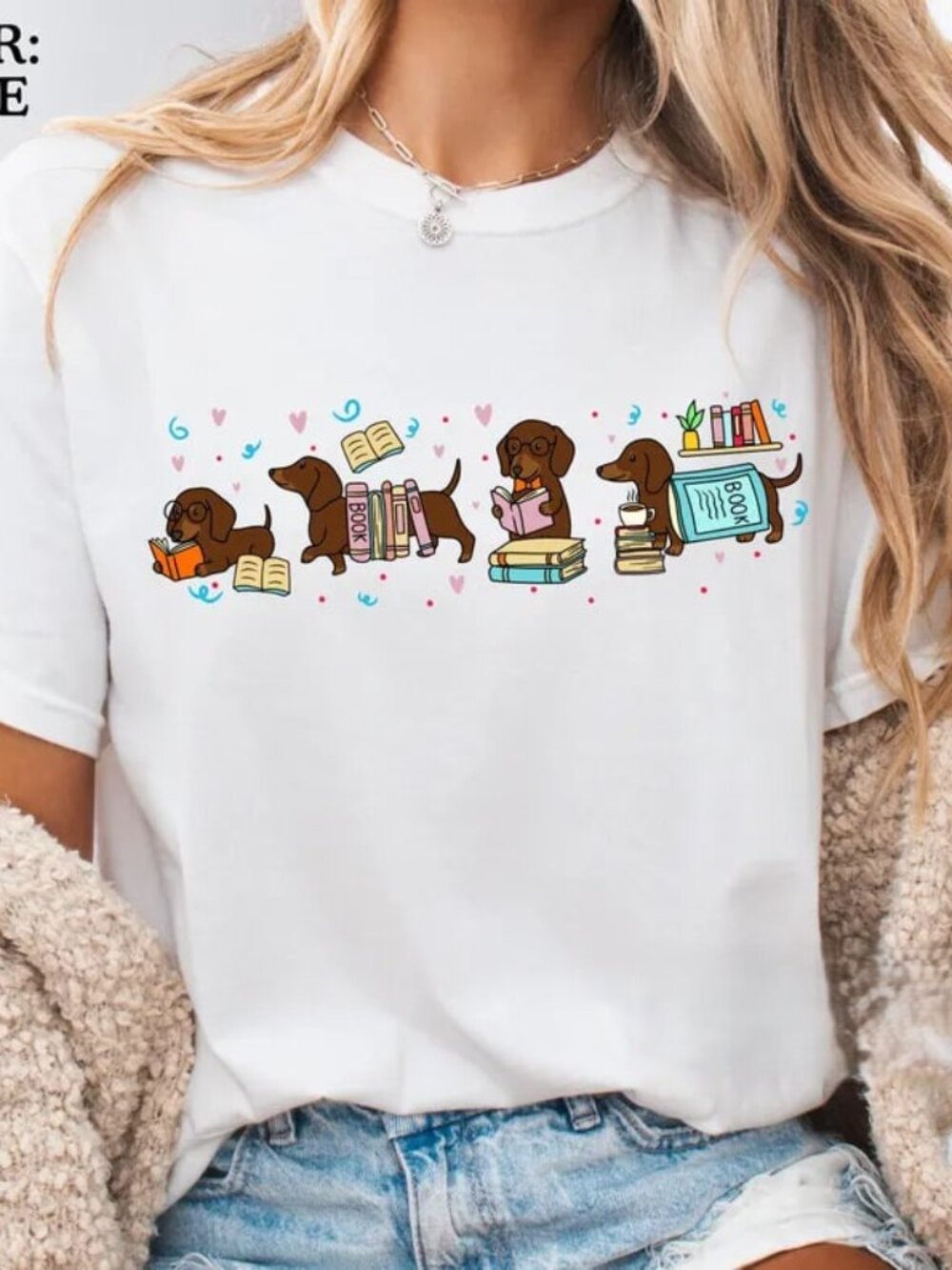 Cute Book Lover Shirt, Reading Tee, Gift for Dog Lover